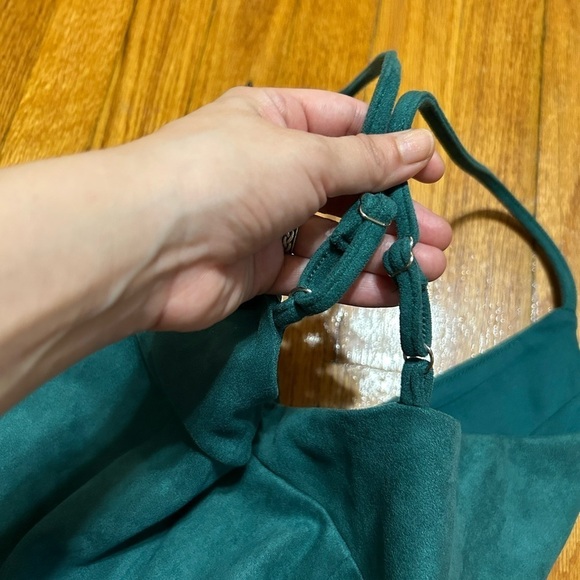 Revolve Super Down Faux Suede Carrie Mini Dress Size Small - Picture 7 of 9